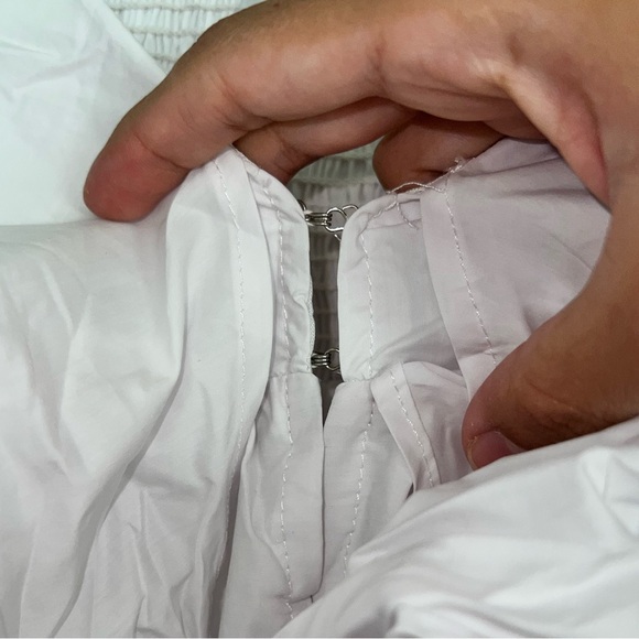 Olivaceous Babydoll Midi Poplin Dress - Picture 12 of 16